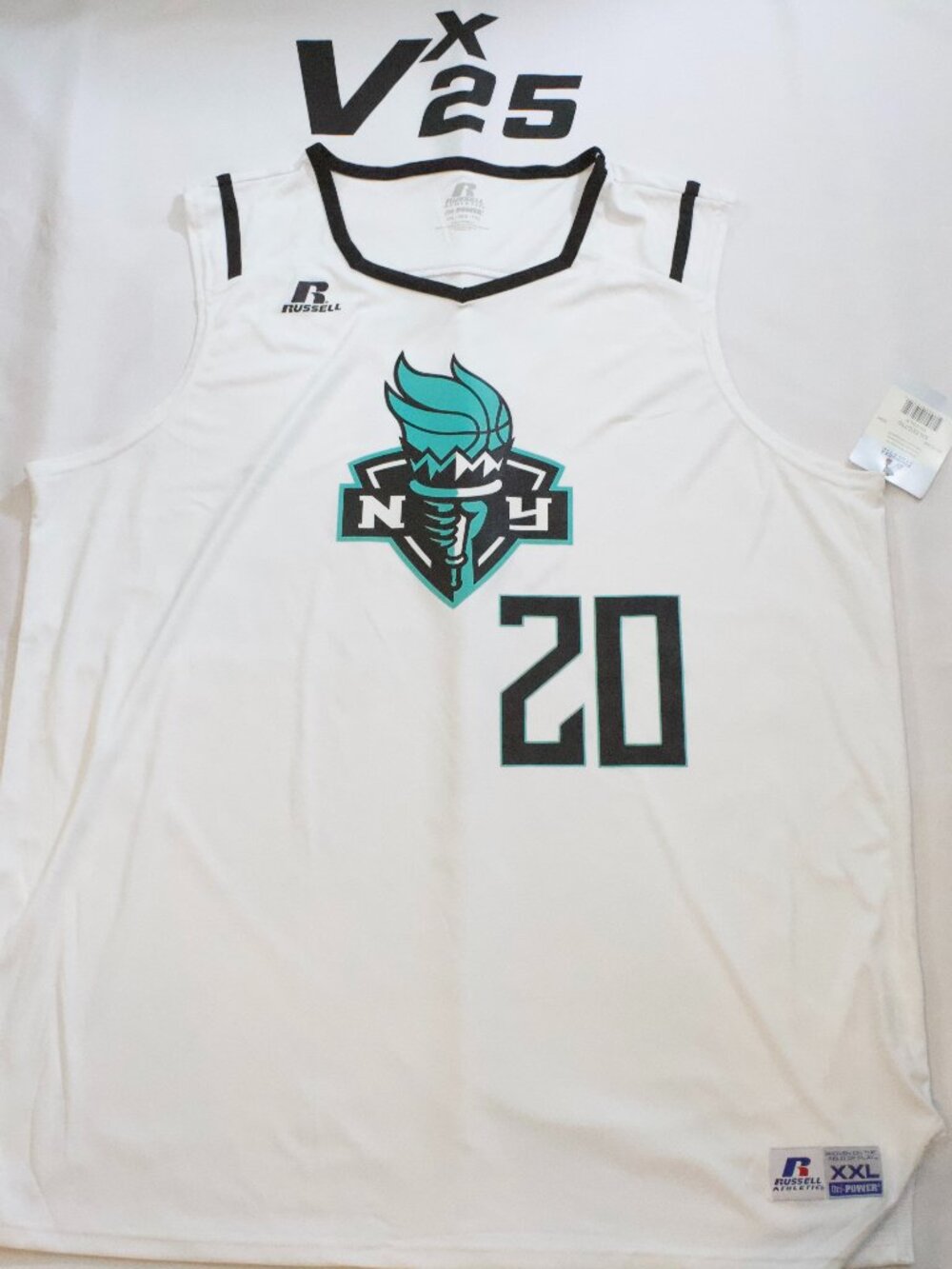NEW Men’s NY Liberty Sabrina Ionescu White Jersey Size XXL